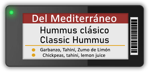 Digital Label 2.9" 4 color_black frame